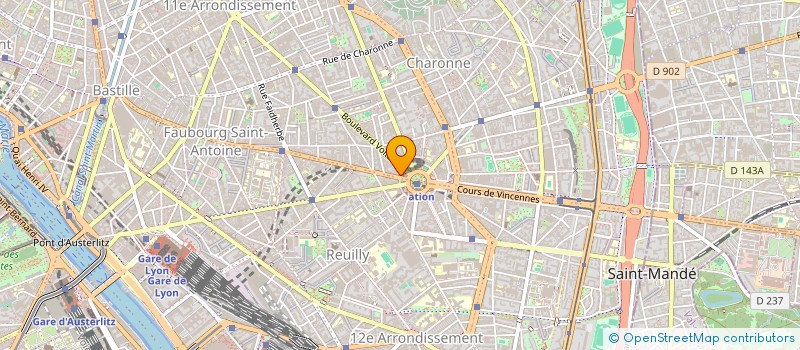 localisation de l'entreprise STEF M ET MME TAURINYA  PARIS