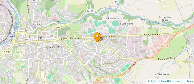 localisation de l'entreprise STEF MAMOUSSI P ET A - ABDUL BAKI H  SAINT-LO