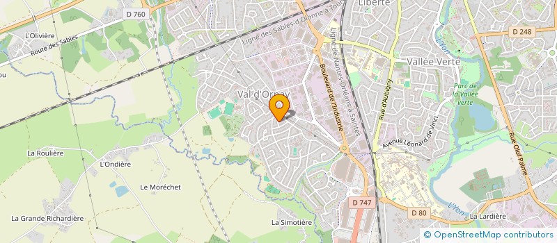 localisation de l'entreprise STEF MANDIN JEAN THIBAUDEAU J-FRANCOIS à ROCHE SUR YON (LA)