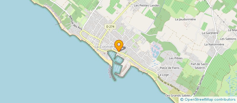 localisation de l'entreprise STEF MARCELLI RENARD  SAINT-PIERRE-D'OLERON