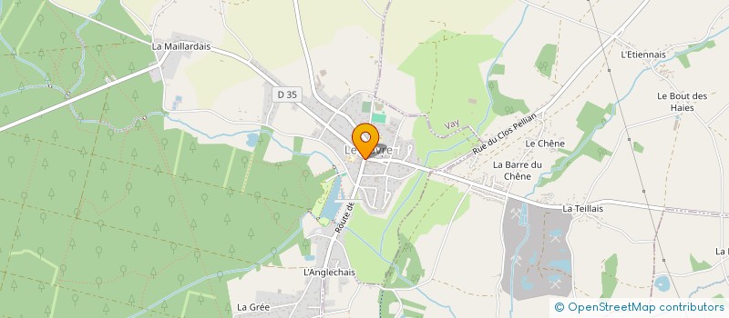 localisation de l'entreprise STEF MARCHAND PRUDHOMME RENAC  LE GAVRE
