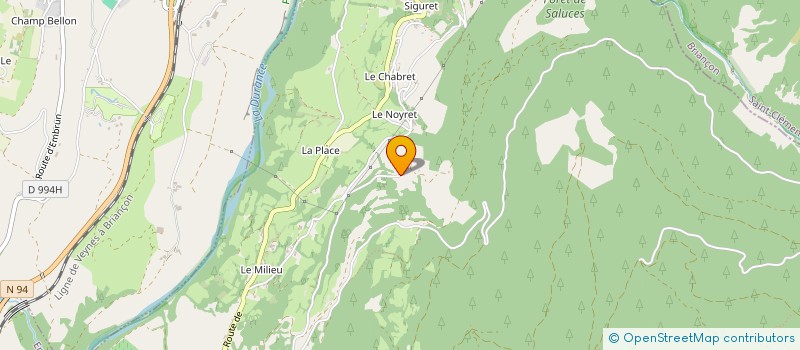 localisation de l'entreprise STEF MARTIN FRERES  SAINT-ANDRE-D EMBRUN