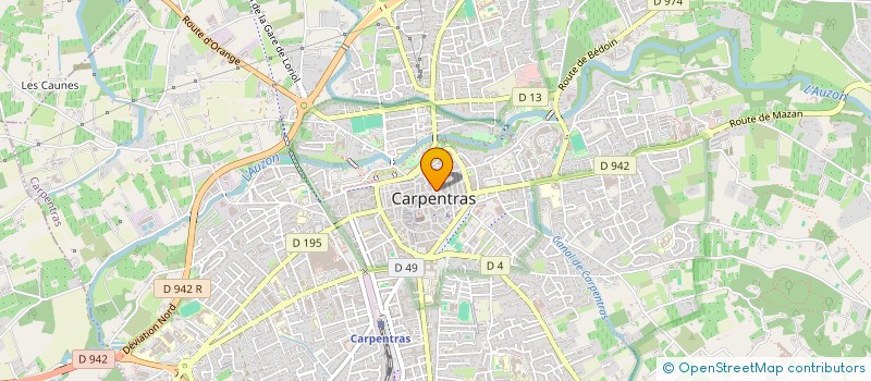 localisation de l'entreprise STEF MARTINEZ VINCENT ET ANNIE  CARPENTRAS