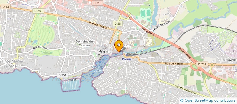 localisation de l'entreprise STEF MASSE OZANEAUX à PORNIC