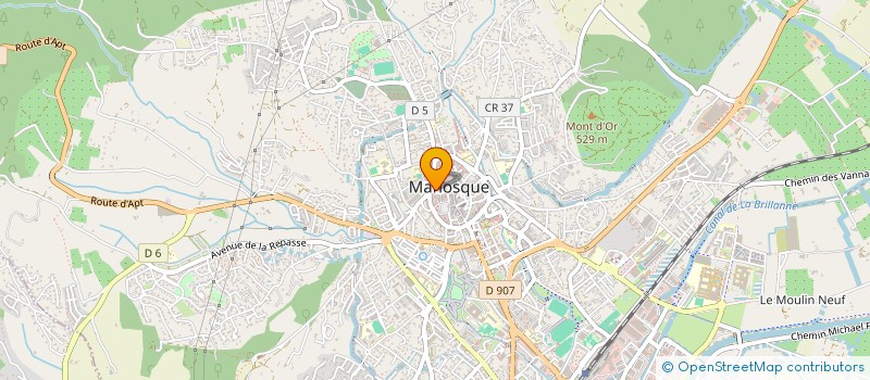 localisation de l'entreprise STEF MOLLET MARCEL ET JACQUELINE à MANOSQUE