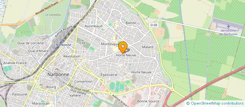 localisation de l'entreprise STEF MONS LAVAL VALERO  NARBONNE