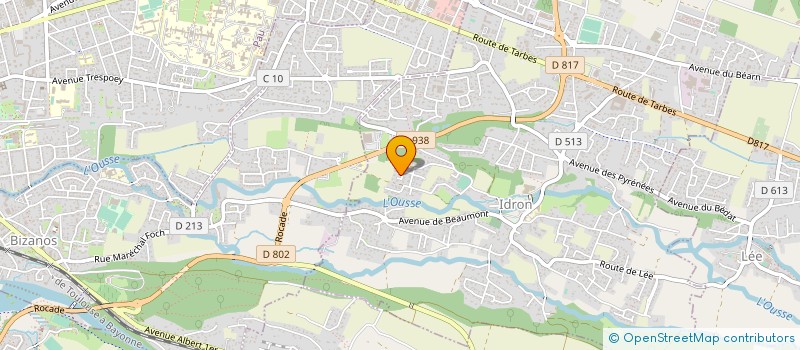 localisation de l'entreprise STEF'N SHOP  IDRON