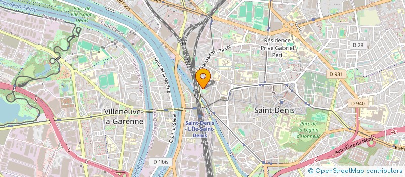 localisation de l'entreprise STEF NAIT SALAH MOHAND ET KOUIDHI MOHAND à SAINT-DENIS