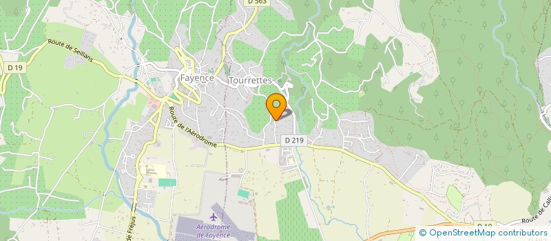 localisation de l'entreprise STEF'NANY  TOURRETTES