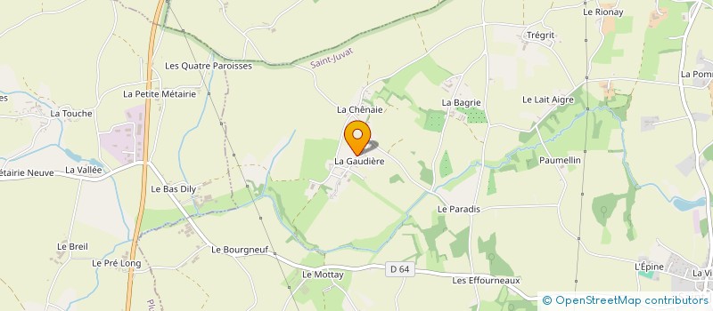 localisation de l'entreprise STEF NOGUES DANIEL JOELLE REMI à SAINT-JUVAT