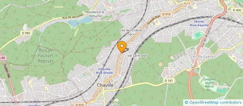 localisation de l'entreprise STEF OUALLOUCHE ROUANA à CHAVILLE