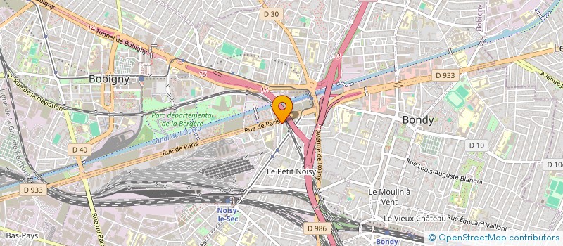 localisation de l'entreprise STEF OUZEROUT AATIF à NOISY-LE-SEC