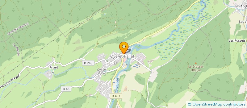 localisation de l'entreprise STEF PARNET R ET C  OYE-ET-PALLET