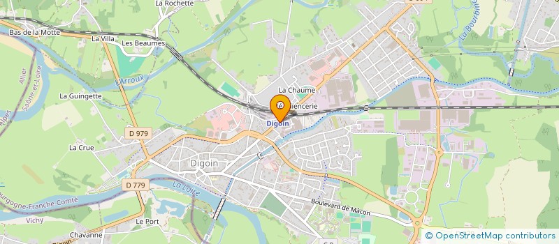 localisation de l'entreprise STEF PAULINE  DIGOIN