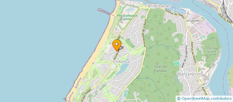 localisation de l'entreprise STEF PEIRETTI ET ANSAS  ANGLET