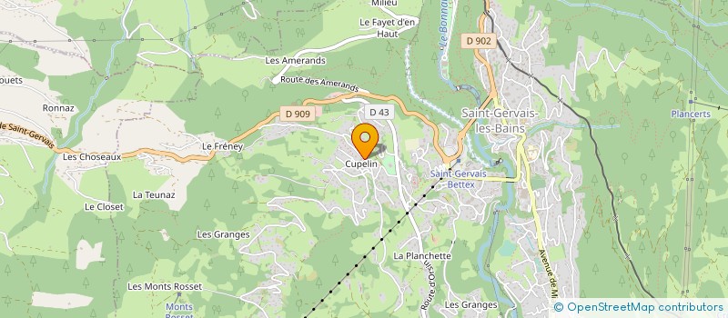 localisation de l'entreprise STEF PIODELLA DOMINIQUE ET JEAN MARC à SAINT-GERVAIS-LES-BAINS