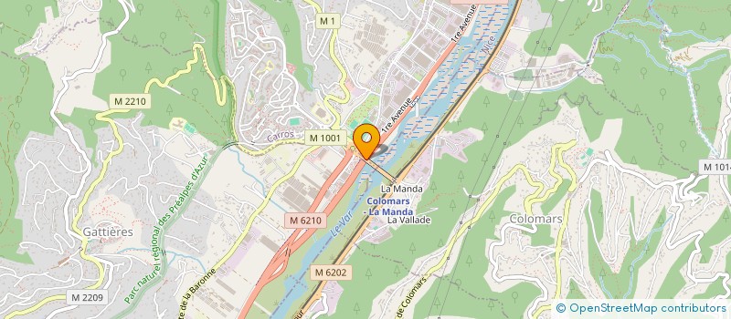 localisation de l'entreprise STEF PIZIER ET RAPETTI  GATTIERES