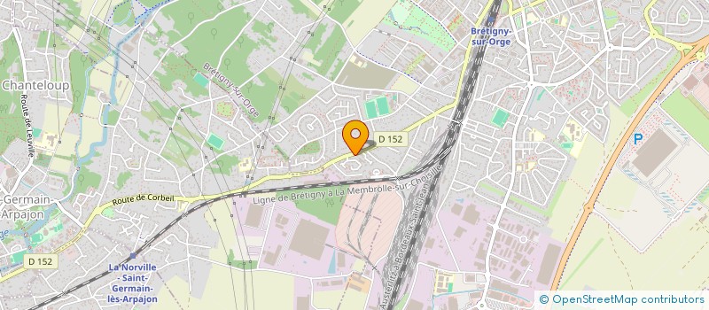localisation de l'entreprise STEF PMI à BRETIGNY-SUR-ORGE