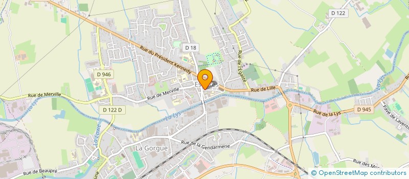 localisation de l'entreprise STEF POTIER JEAN CLAUDE POTIER RITA  ESTAIRES