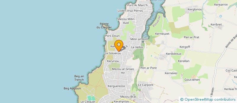 localisation de l'entreprise STEF QUEMENEUR YVES ET JEAN  LAMPAUL-PLOUARZEL