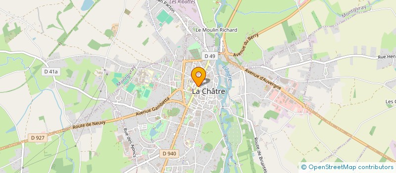 localisation de l'entreprise STEF RAY COLETTE ET PAULETTE à LA CHATRE