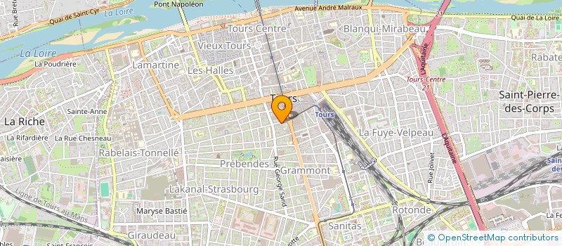 localisation de l'entreprise STEF RHUMATOLOGIE  TOURS