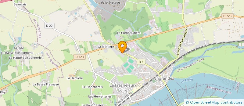 localisation de l'entreprise STEF RICHARD MAURICE MARC MICHEL  INGRANDES-LE-FRESNE-SUR-LOIRE