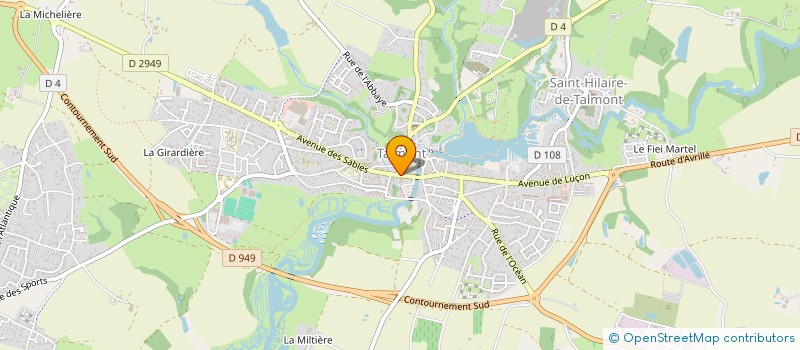 localisation de l'entreprise STEF RIDDELL MARIE ET GLUMINEAU JANNIE  TALMONT-SAINT-HILAIRE