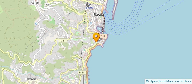 localisation de l'entreprise STEF ROSSI ALBERTINI à BASTIA