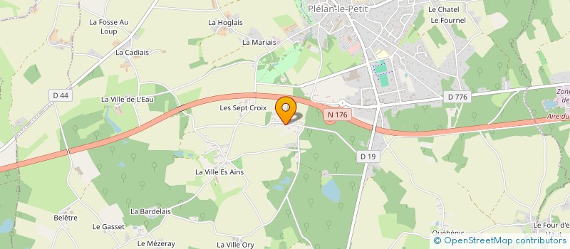 localisation de l'entreprise STEF RUELLAN J-Y ET DENIS à PLELAN-LE-PETIT