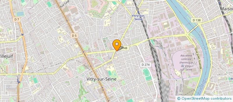 localisation de l'entreprise STEF SAAL KARIM SAAL BEN AMAR à VITRY-SUR-SEINE