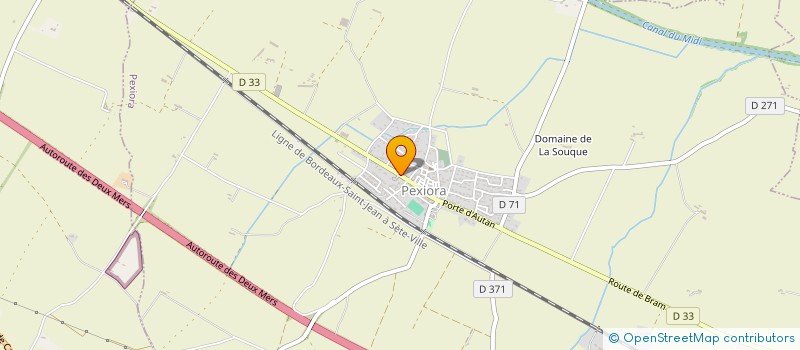 localisation de l'entreprise STEF SABATIER MARC ET RENEE  PEXIORA