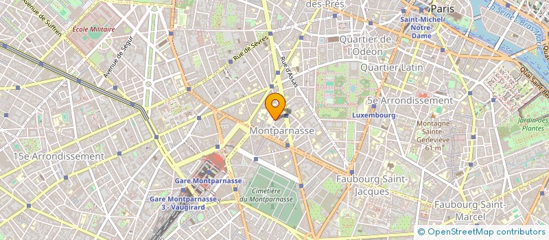 localisation de l'entreprise STEF SCETBON SEROR à PARIS