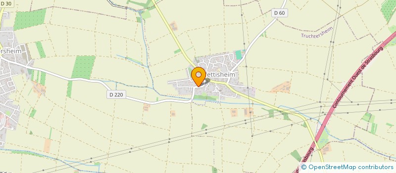 localisation de l'entreprise STEF SCHAEFER YVON ET FRIEDEL  PFULGRIESHEIM