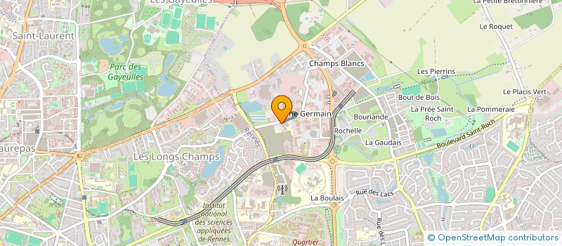 localisation de l'entreprise STEF SCHEWIN BOUEXIERE  CESSON-SEVIGNE