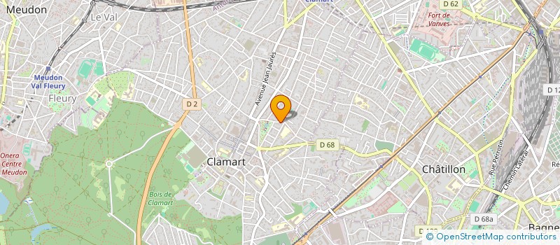 localisation de l'entreprise STEF SCHUWER-ANJUERE CATHERINE ET PATRIC  CLAMART
