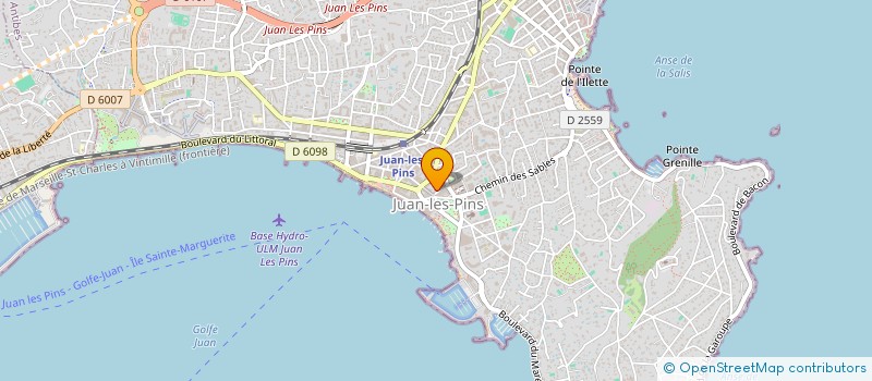 localisation de l'entreprise STEF SENECA SERRA à ANTIBES