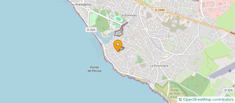 localisation de l'entreprise STEF SOBRIL-ETIC à LES SABLES D'OLONNE