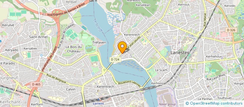 localisation de l'entreprise STEF SOS MEDECINS  LANESTER