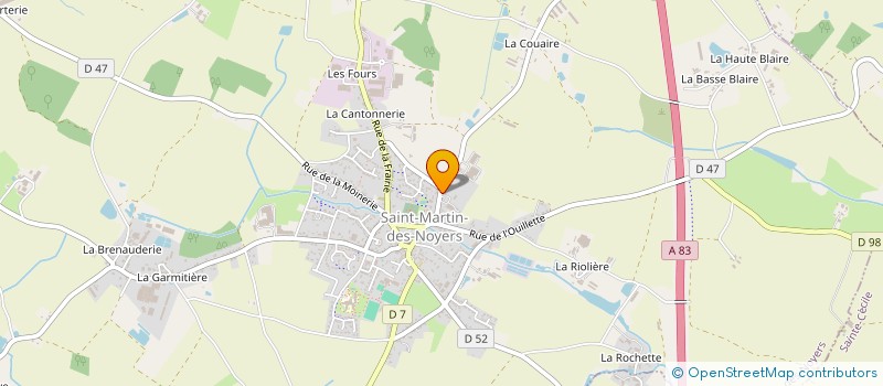 localisation de l'entreprise STEF SOULARD J P ET ROBIN YVON à L' OIE