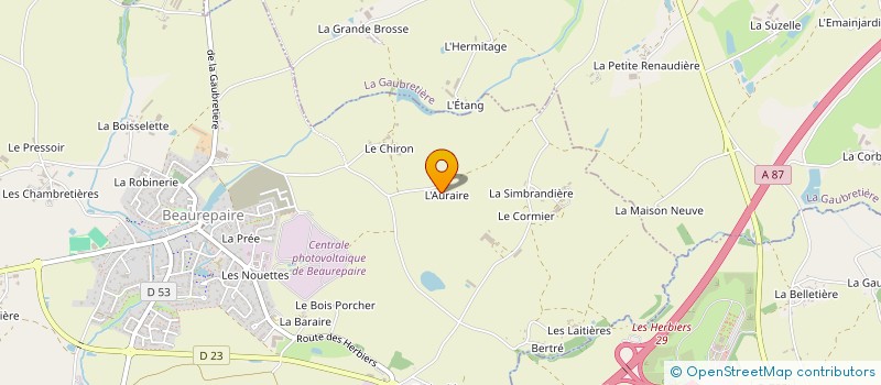 localisation de l'entreprise STEF SOULLARD LOUIS ET JEAN à CHANVERRIE