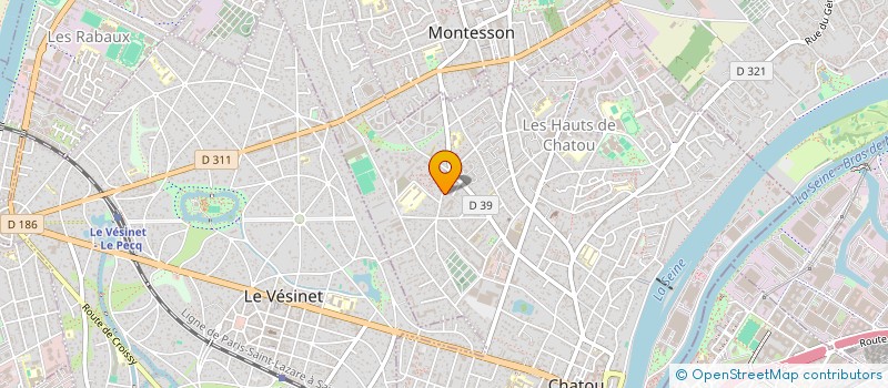 localisation de l'entreprise STEF SRAKA  CHATOU