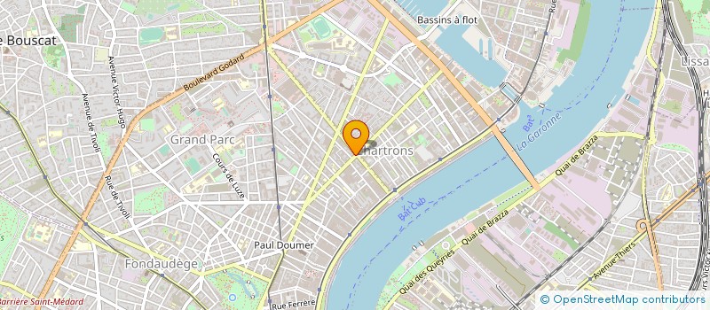localisation de l'entreprise STEF TAILLADE  BORDEAUX