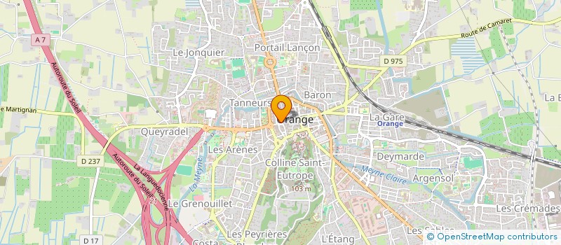 localisation de l'entreprise STEF TALON  ORANGE