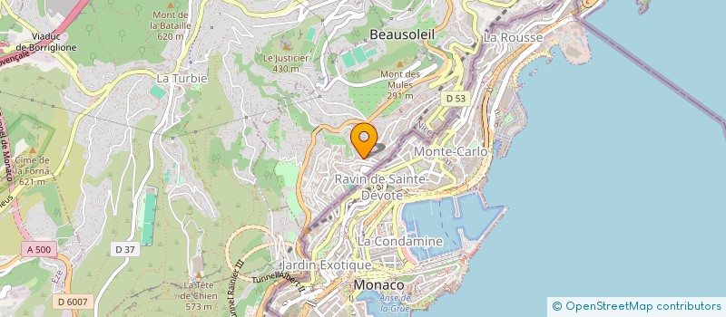 localisation de l'entreprise STEF TESTA PETIZEAU ET DERIU à BEAUSOLEIL