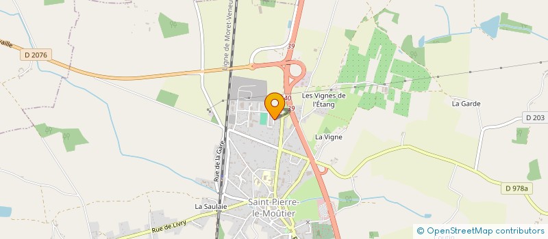 localisation de l'entreprise STEF THE SAX  SAINT-PIERRE-LE-MOUTIER