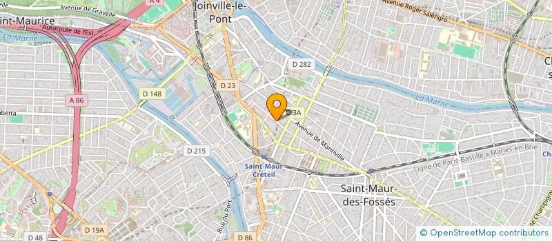 localisation de l'entreprise STEF TIBALDI GOUT à SAINT-MAUR-DES-FOSSES