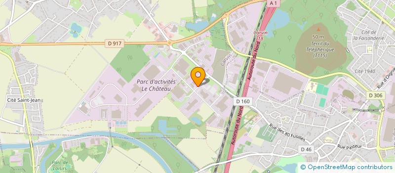 localisation de l'entreprise STEF TRANSPORT LILLE à CARVIN