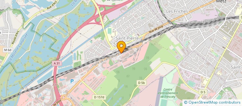 localisation de l'entreprise STEF TRANSPORT METZ  MOULINS-LES-METZ