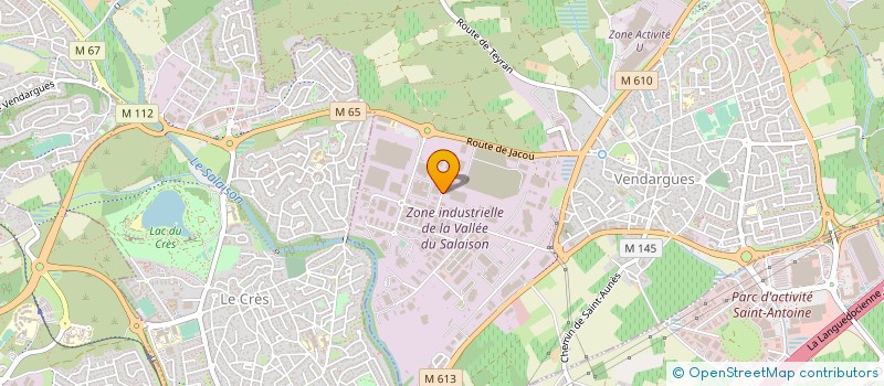 localisation de l'entreprise STEF TRANSPORT MONTPELLIER à MAUGUIO